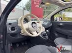 Fiat 500C 1.2 Lounge | Pano | Airco |, Zwart, Cabriolet, Bedrijf, Handgeschakeld