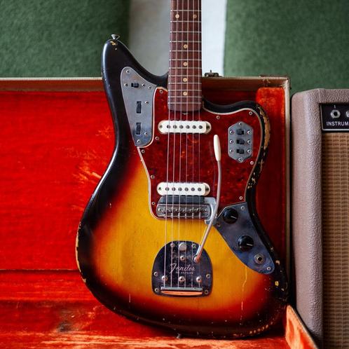 1963 Fender Jaguar, Muziek en Instrumenten, Snaarinstrumenten | Gitaren | Elektrisch, Gebruikt, Solid body, Fender, Ophalen of Verzenden