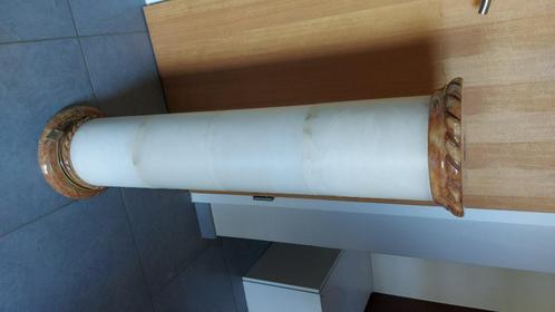 Zuillamp marmer, Huis en Inrichting, Lampen | Vloerlampen, Gebruikt, 100 tot 150 cm, Overige materialen, Ophalen