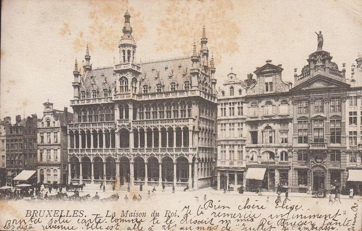 1904 - BELGIQUE - Bruxelles - La Maison du Roi + WENDUYNE, Collections, Cartes postales | Belgique, Affranchie, Bruxelles (Capitale)
