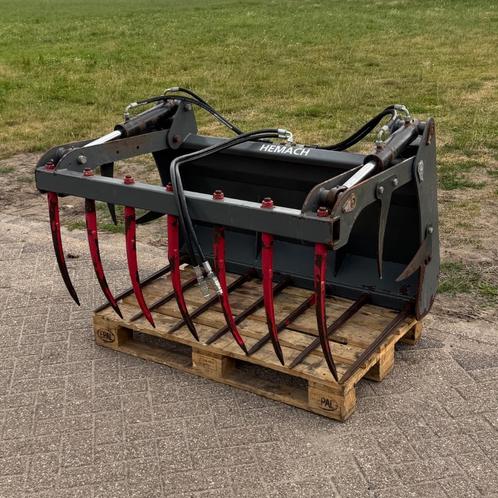 Gebruikte 130cm mestklem / pelikaanbak / mestriek Bobcat, Zakelijke goederen, Landbouw | Werktuigen, Voertechniek, Ophalen of Verzenden