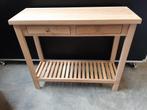 Volhouten eiken sidetable met lades uit recuphout (op maat), Huis en Inrichting, Tafels | Sidetables, Ophalen, Eikenhout, Nieuw