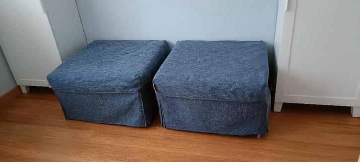 Deux poufs / lits d’appoint pliants 1 personne, Maison & Meubles, Chambre à coucher | Canapés-lits, Comme neuf, 70 cm ou moins