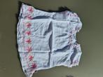 witte t-shirt, longsleef met roze bloemen, 74, Kinderen en Baby's, Babykleding | Maat 74, Ophalen of Verzenden, Zo goed als nieuw