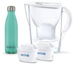 Brita Marella Cool White 1,4l + 2 Filterpatronen & waterfles, Poudre ou Boisson, Enlèvement ou Envoi, Neuf