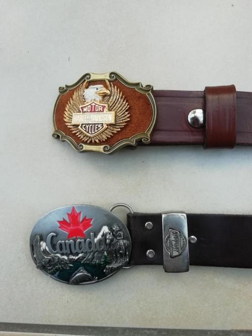Ceinture, Kleding | Heren, Riemen en Ceintuurs, Gedragen, Riem of Ceintuur, Minder dan 95 cm, Bruin, Echt leder, Ophalen of Verzenden