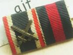 WW2 Feldspange rappel double & glaives uniforme allemand #2, Armée de terre, Envoi, Ruban, Médaille ou Ailes