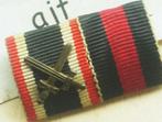 WW2 Feldspange rappel double & glaives uniforme allemand #2, Landmacht, Lintje, Medaille of Wings, Verzenden