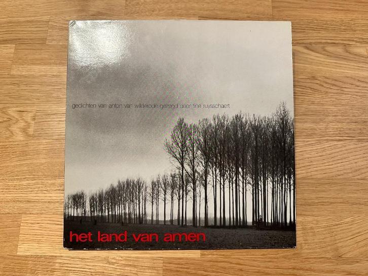 Anton van Wilderode, 'Het land van Amen' (gesigneerde vinyl), Cd's en Dvd's, Vinyl | Nederlandstalig, Gebruikt, Overige genres