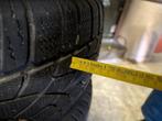 pneus hiver Dunlop 235 55 R17 sur jantes alu, Auto-onderdelen, Banden en Velgen, Ophalen, Gebruikt, 17 inch, Winterbanden