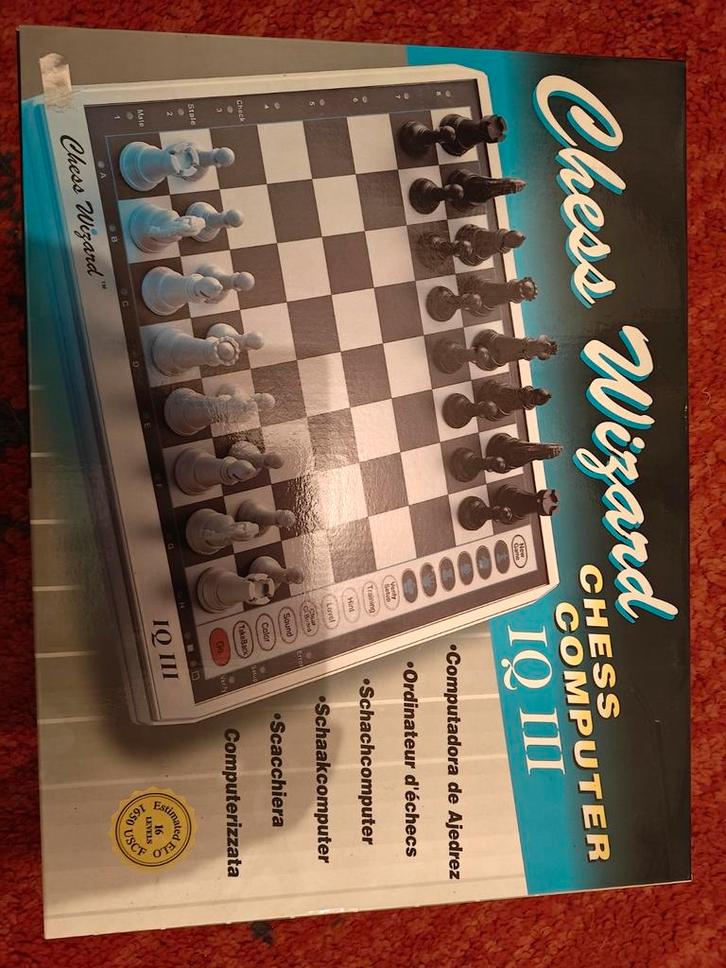 Chess Wizard IQ III schaakcomputer., Hobby en Vrije tijd, Gezelschapsspellen | Bordspellen, Ophalen