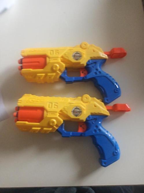 Dubbele pistoolreflex 6 X-SHOT Zuru, Kinderen en Baby's, Speelgoed | Buiten | Actiespeelgoed, Zo goed als nieuw, Ophalen of Verzenden