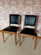 Twee vintage stoelen, Huis en Inrichting, Ophalen, Zo goed als nieuw, Hout, Twee