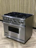 Prachtig Luxe Viking 91cm Fornuis Inox + Gas + Elektr. Oven, Elektronische apparatuur, Fornuizen, Grill, Ophalen of Verzenden