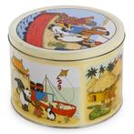 Vintage metalen doos van Petzi uit de jaren 70., Verzamelen, Ophalen of Verzenden, Zo goed als nieuw, Koek(jes), Overige merken