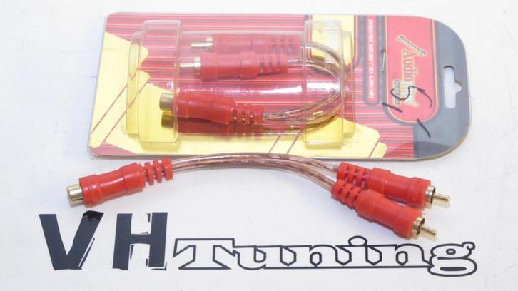 Audiopipe AMP-Y-F-2M Y RCA Audio cable, tulp splitter, Auto diversen, Autospeakers, Ophalen