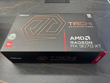 GPU Asrock RX 9070 XT Taichi OC Neuf beschikbaar voor biedingen