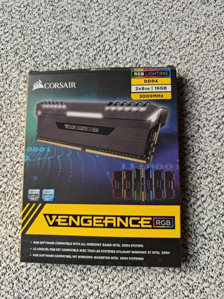 Corsair Vengeance, Computers en Software, RAM geheugen, Gebruikt, Desktop, 16 GB, DDR4, Ophalen