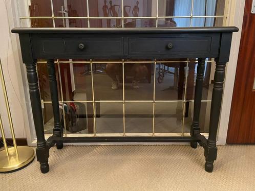 Bijzettafel, Huis en Inrichting, Tafels | Bijzettafels, Zo goed als nieuw, Rechthoekig, 60 cm of meer, 75 cm of meer, Hout, Ophalen