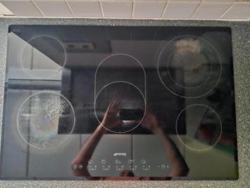 vitrokeramische kookplaat inclusief inox dampkap, 25 à 50 cm, Enlèvement, Utilisé, 50 à 100 cm