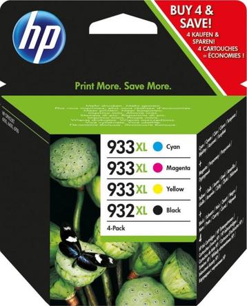 HP 933XL originele 4-kleuren inktcartridge beschikbaar voor biedingen