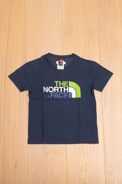 Donkerblauwe T-shirt The North Face, maat 116, Kinderen en Baby's, Kinderkleding | Maat 116, Gebruikt, Jongen, Shirt of Longsleeve