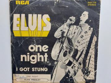 Elvis Presley - One Night/I Got Stung (1974-Belgische pers) beschikbaar voor biedingen