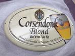 Corsendonk bier blond metalen reclamebord, Verzamelen, Merken en Reclamevoorwerpen, Ophalen of Verzenden, Nieuw, Reclamebord
