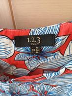 dames bloes maat 46 merk 123 met korte mouwen, Ophalen, Gedragen, Maat 46/48 (XL) of groter, Overige kleuren
