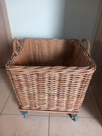 Stevige rotan houtmand, Huis en Inrichting, Ophalen, Zo goed als nieuw, Hout, Mand