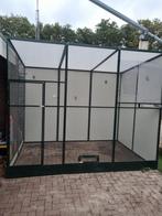 Stevige aluminium voliere, Dieren en Toebehoren, Vogels | Hokken en Kooien, Ophalen, Zo goed als nieuw, Aluminium, Volière