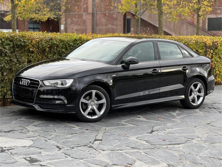Audi a3 S-line/Automaat/Xenon/2016, Auto's, Audi, Bedrijf, Te koop, A3, Radio, Diesel, Euro 6, Berline, 5 deurs, Automaat, Zwart