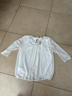 Chemisier blanc avec ruban, Vêtements | Femmes, Blouses & Tuniques, Taille 38/40 (M), Porté, Enlèvement ou Envoi, Blanc