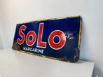 Solo emaille reclamebord, Ophalen of Verzenden