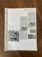 Unieke Map met documentatie Moto Becane bromfiets / brommers, Verzenden, Zo goed als nieuw