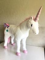 Eenhoorn , groot knuffelpaard, Ophalen of Verzenden, Zo goed als nieuw, Paard