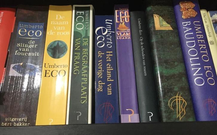 Lot van 8 boeken Umberto Eco, Boeken, Overige Boeken, Ophalen
