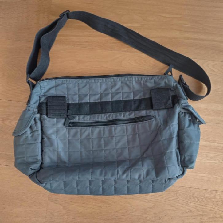 Luiertas, donkergrijs, Hema, Kinderen en Baby's, Luiertassen, Zo goed als nieuw, Schoudertas, Ophalen of Verzenden