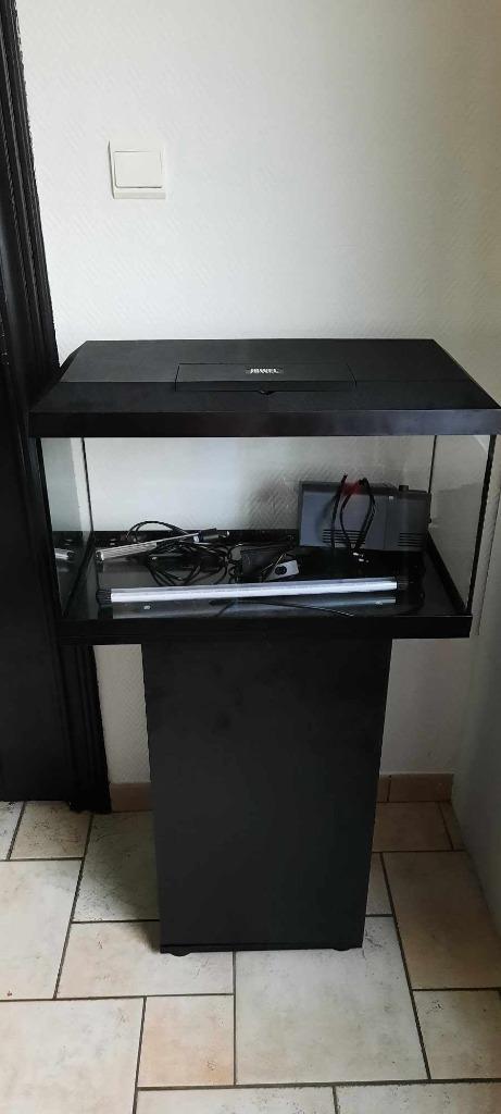 Juwel aqaurium + aquarium poster + meubel + day control, Dieren en Toebehoren, Vissen | Aquaria en Toebehoren, Gebruikt, Leeg aquarium