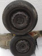 4 pneus hiver placés sur jantes tôle, 15 pouces, Pneus hiver, Véhicule de tourisme, 185 mm