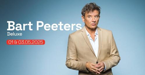 2x tickets voor Bart Peeters Deluxe - Vr 02/05/'25, Tickets en Kaartjes, Concerten | Pop, Twee personen, Mei