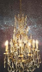 GROTE Franse Kroonluchter met prachtige Kristallen !!!, Antiek en Kunst, Antiek | Verlichting, Ophalen of Verzenden