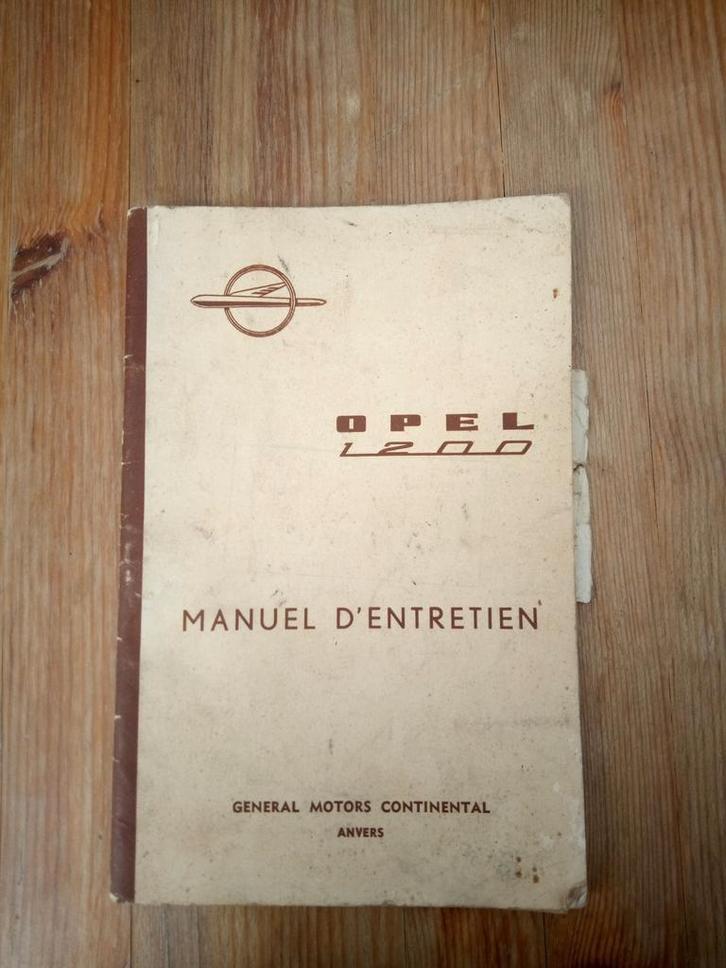 Opel 1200 algemeen gemotoriseerd continentaal Antwerpen, Auto diversen, Handleidingen en Instructieboekjes, Ophalen of Verzenden