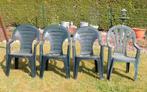 Lot de 4 chaises de jardin en plastique, Jardin & Terrasse, Enlèvement, Plastique
