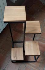 Porte plante 4 étagères bois métal, Maison & Meubles, Accessoires pour la Maison | Étagères, Enlèvement, Neuf