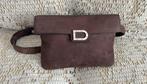 DELVAUX bruine suède tas, Ophalen of Verzenden