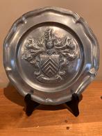 Brakel tinnen bord, Antiek en Kunst, Antiek | Tin, Ophalen of Verzenden