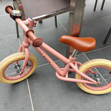 Little Dutch - Loopfiets 12 inch - Roze, Fietsen en Brommers, Ophalen, Gebruikt, Minder dan 16 inch, Little dutch