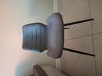 Grijze nubuck stoelen, Huis en Inrichting, Stoelen, Ophalen, Zo goed als nieuw
