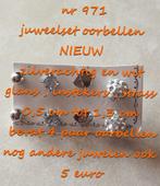971. Juweelset : oorbellen , NIEUW , verzending inbegrepen, Overige materialen, Verzenden, Wit, Nieuw